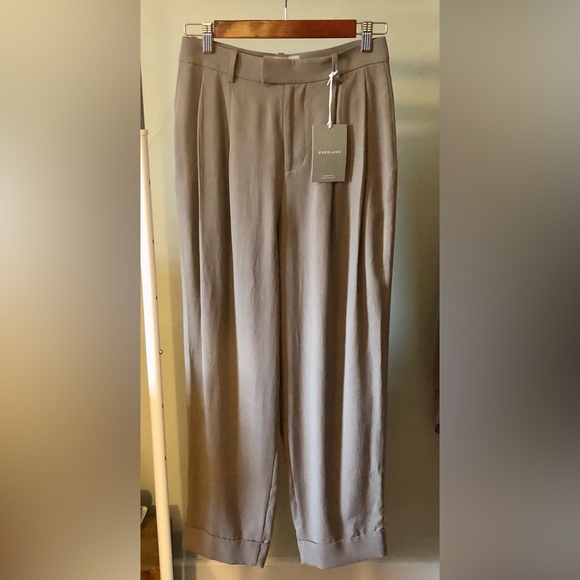NWT New Everlane Put-together Pleat Pant Clay 00 - Picture 5 of 9